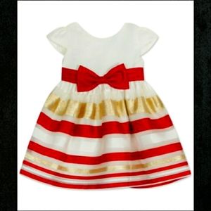 ❣️🌟Rare Editions Baby Girls Striped Organza Dress 🌟❣️